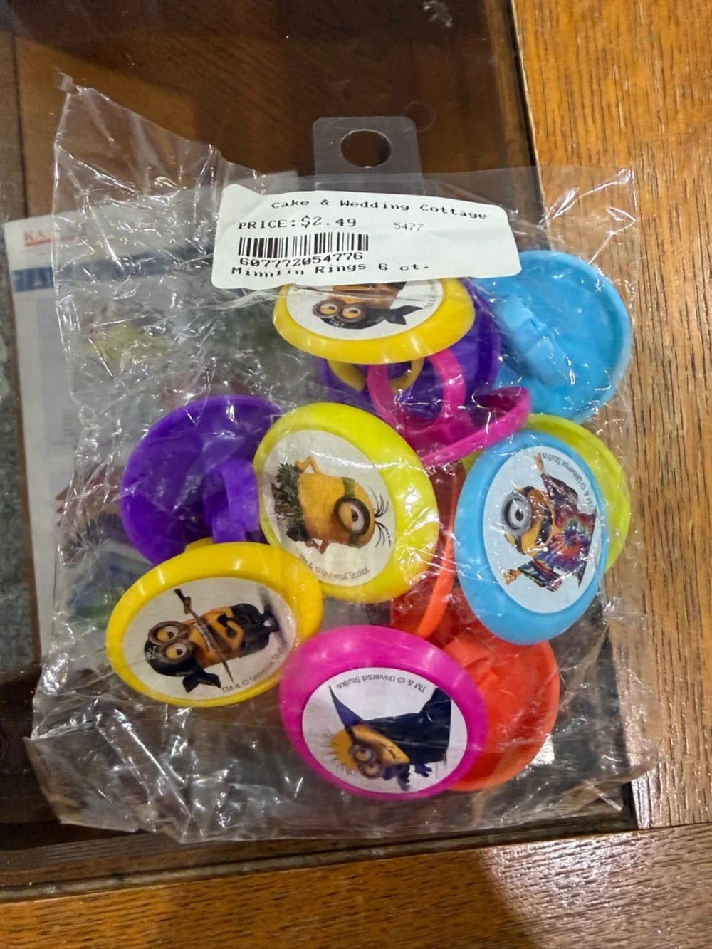 Minions Despicable Me Party Napkins,Plates ,Tablecloth and rings. 4 piece set
